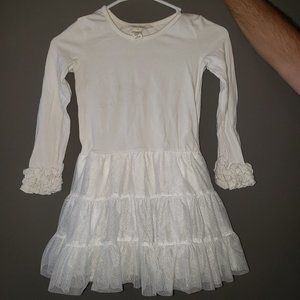Zoe Addelyn off-white petticoat dress